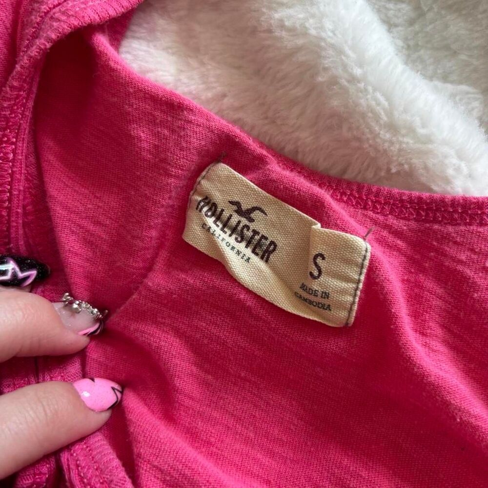 Hollister Raspberry Tank Y2K Size S - Picture 4 of 4